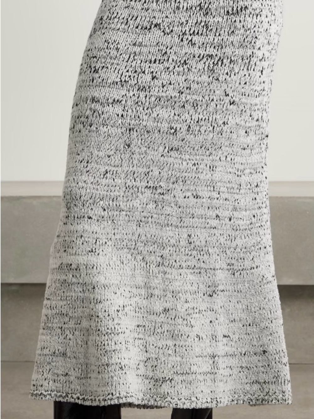 Proenza Schouler Marled Knit Midi Skirt in Gray, new was $475